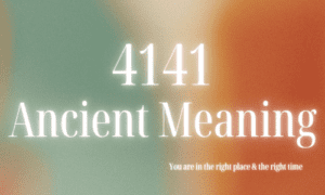 Angel number Why do you always see 4141 (Ancient Meaning)