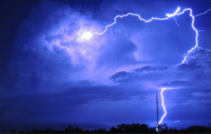 lightning strikes near you spiritual meaning